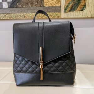 Black Backpack Purse
